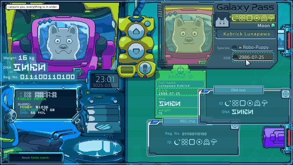 Screenshot z Galaxy Pass Station