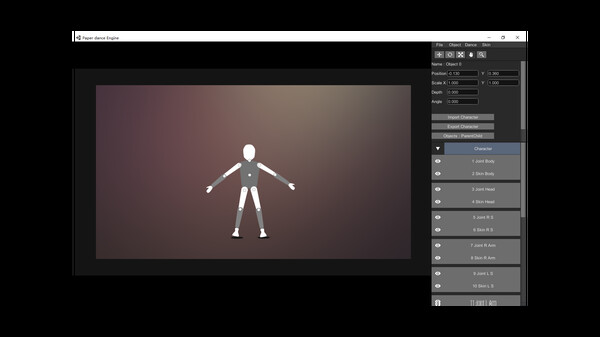 Скриншот из Paper dance Engine