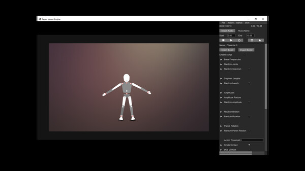 Скриншот из Paper dance Engine