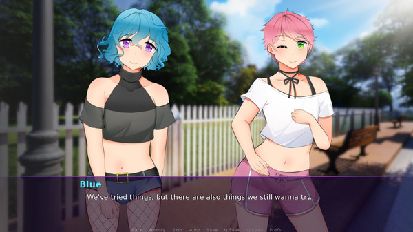 Screenshot of Femboy Besties gameplay showing in-action mechanics