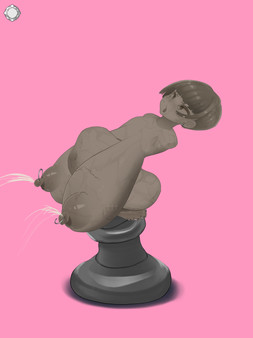 Screenshot z ネジ込みシミュレーターVol1 -おかっぱ巨乳ちゃんを簡単マウス操作で極太ディルドーにずぽずぽさせる疑似オナホアプリ-【拡張・オナホ化・石化・時間停止】