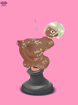 Screenshot z ネジ込みシミュレーターVol1 -おかっぱ巨乳ちゃんを簡単マウス操作で極太ディルドーにずぽずぽさせる疑似オナホアプリ-【拡張・オナホ化・石化・時間停止】