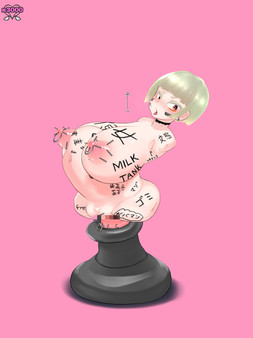 Screenshot z ネジ込みシミュレーターVol1 -おかっぱ巨乳ちゃんを簡単マウス操作で極太ディルドーにずぽずぽさせる疑似オナホアプリ-【拡張・オナホ化・石化・時間停止】