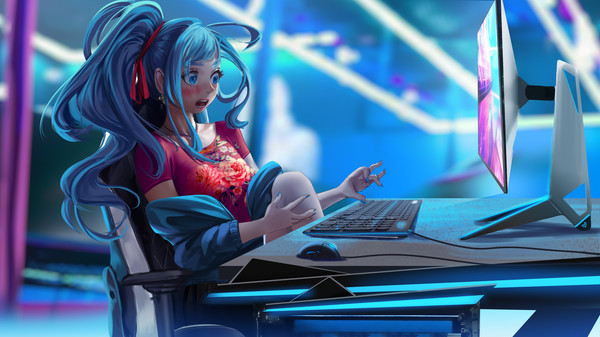 Screenshot of Games and Girls gameplay showing in-action mechanics