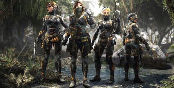 Warface: Clutch — Female nanosuits set