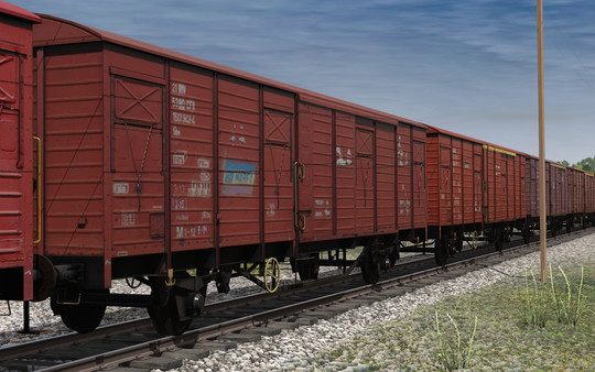 Screenshot z Trainz 2019 DLC - CFR Marfa Gbs⁄Gbgs freight car pack Screenshot z Trainz 2019 DLC - CFR Marfa Gbs⁄Gbgs freight car pack