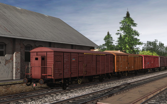 Trainz 2019 DLC - CFR Marfa Gbs/Gbgs freight car pack