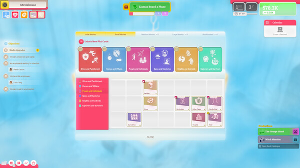 Moviehouse: The Film Studio Tycoon screenshot 7