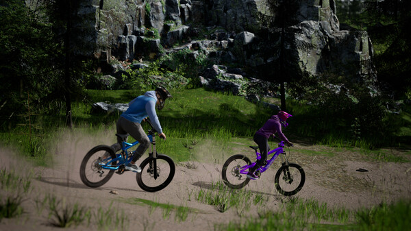 Screenshot z DownhillVR
