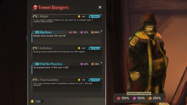 Screenshot z Gamble Tower