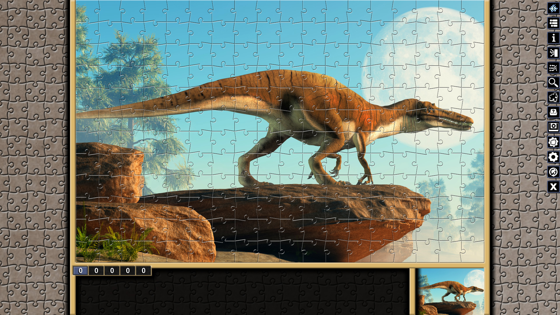 Pixel Puzzles Illustrations & Anime - Jigsaw Pack: Dinosaurs Featured Screenshot #1