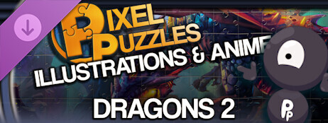 Pixel Puzzles Illustrations & Anime - Jigsaw Pack: Dragons 2 cover art