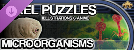 Pixel Puzzles Illustrations & Anime - Jigsaw Pack: Microorganisms cover art