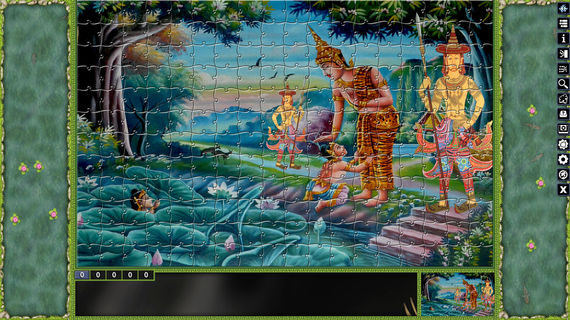 Pixel Puzzles Illustrations & Anime - Jigsaw Pack: Thai Paintings Featured Screenshot #1