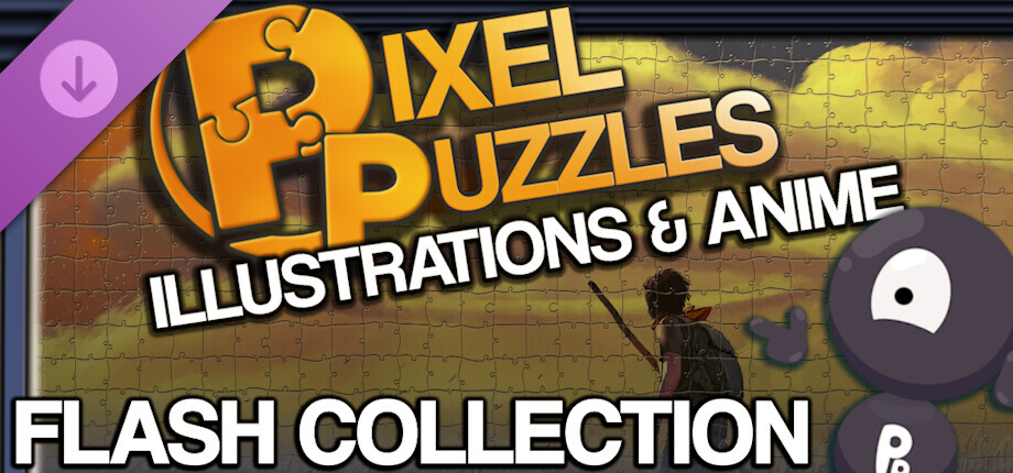 Pixel Puzzles Illustrations & Anime: Flash Collection cover art