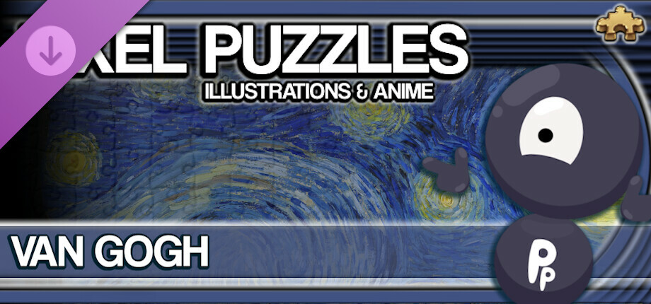 Pixel Puzzles Illustrations & Anime - Jigsaw Pack: Van Gogh cover art