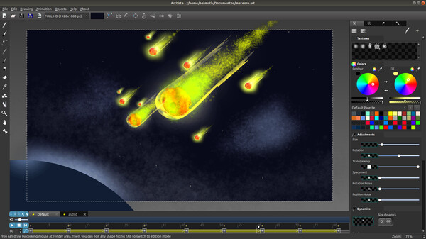 Screenshot z Arttista Screenshot z Arttista