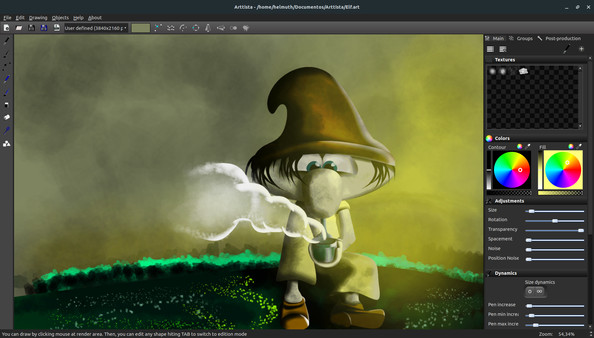 Screenshot z Arttista Screenshot z Arttista