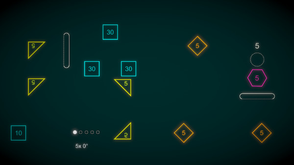 Screenshot z Destroy Geometric Shapes