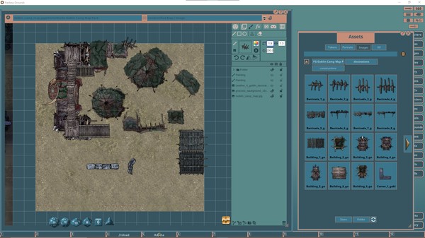 Fantasy Grounds - FG Goblin Camp Map Pack