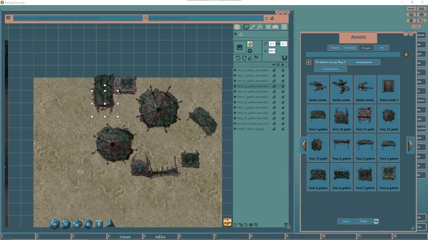 Fantasy Grounds - FG Goblin Camp Map Pack