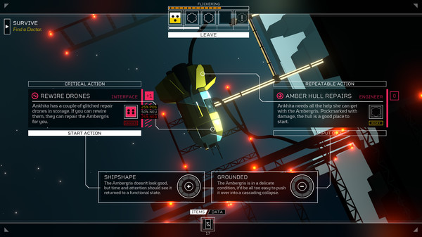 Screenshot z Citizen Sleeper