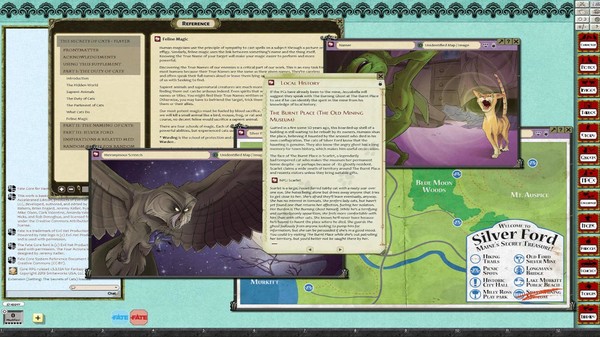 Fantasy Grounds - The Secrets of Cats - A World of Adventure for Fate Core