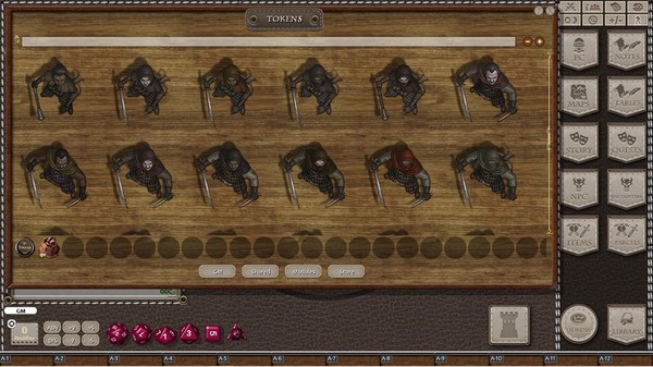 Fantasy Grounds - Jans Token Pack 23 - Thugs and Thieves