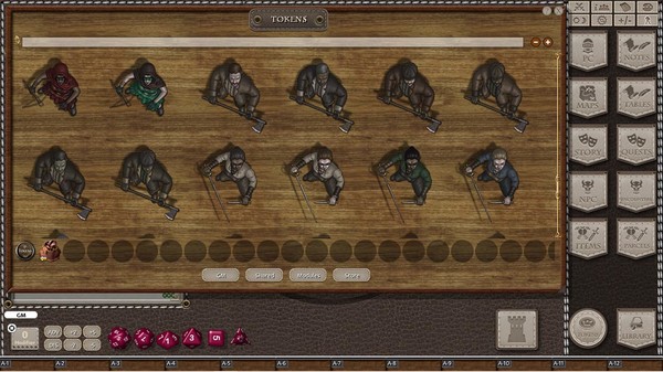 Fantasy Grounds - Jans Token Pack 23 - Thugs and Thieves