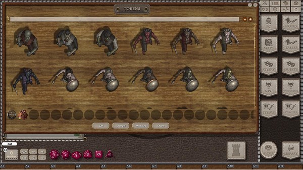 Fantasy Grounds - Jans Token Pack 23 - Thugs and Thieves