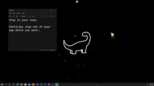 Screenshot z ParticuLights