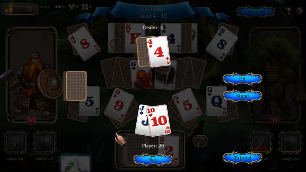 Screenshot z Ember Knight Solitaire