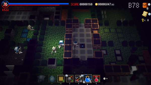 Screenshot z Dungeon and Gravestone