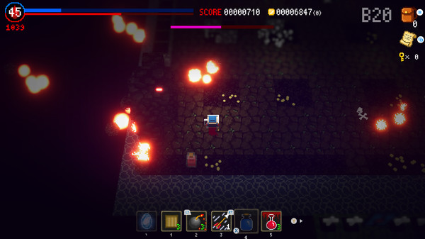 Screenshot z Dungeon and Gravestone