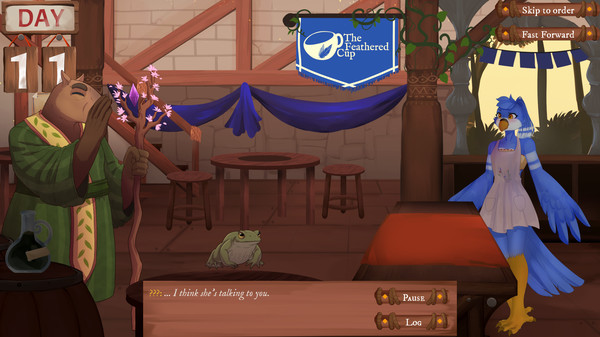 Screenshot z Birb Café Screenshot z Birb Café