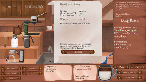 Screenshot z Birb Café Screenshot z Birb Café