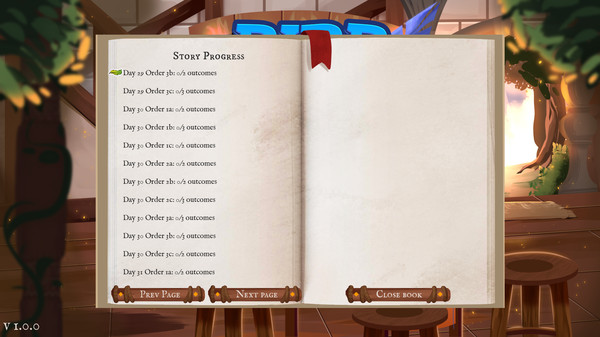 Screenshot z Birb Café Screenshot z Birb Café