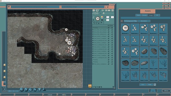 Fantasy Grounds - FG Underground Map Pack 2