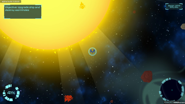 Screenshot z Void Surfer