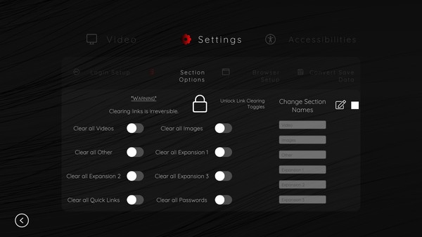 Screenshot z Online Adult Content Manager