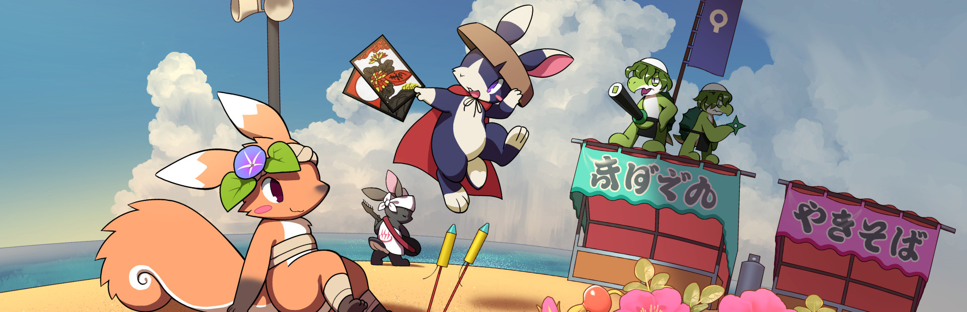 夏まつりのハナビィ Hanaby's Summer Festival