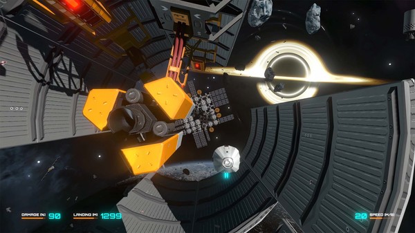 Descent Vector: Space Runner Screenshot