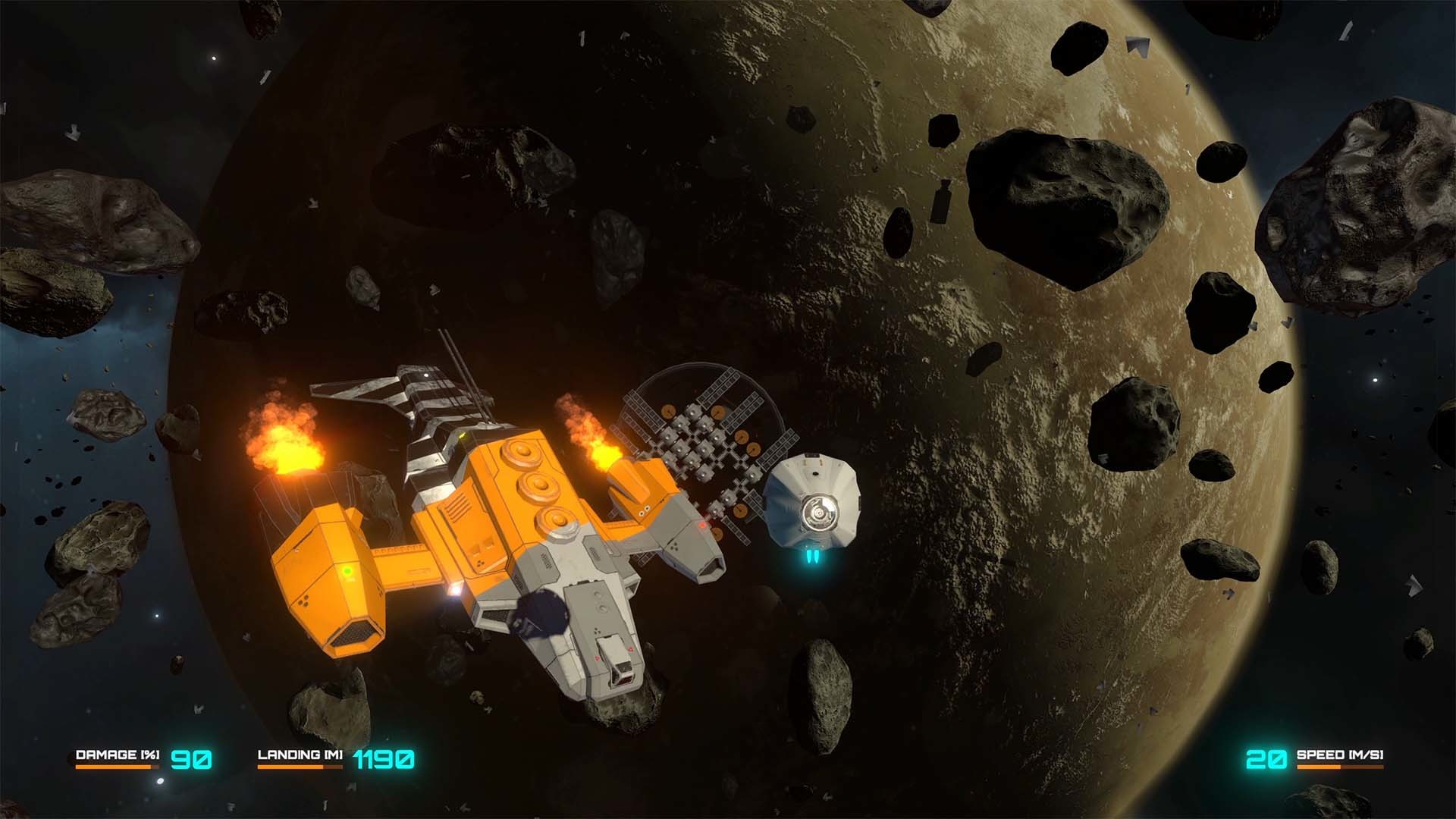 #9. Descent Vector: Space Runner (Steam) 由: Heavy Pepper Inc.