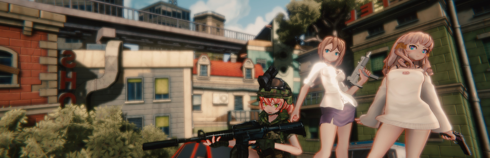 Girls Guns and Zombies
