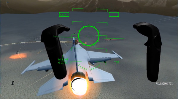 Screenshot z VR fighter jets war Screenshot z VR fighter jets war