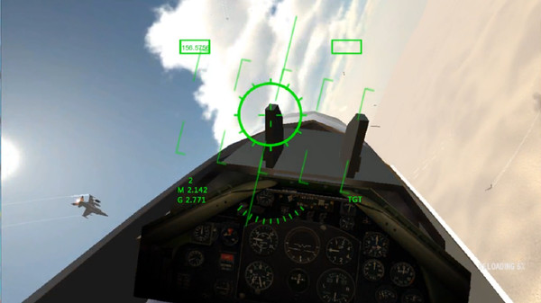 Screenshot z VR fighter jets war Screenshot z VR fighter jets war