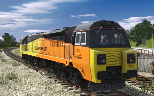 Screenshot z Trainz 2019 DLC - British Rail Class 70 - Colas Rail