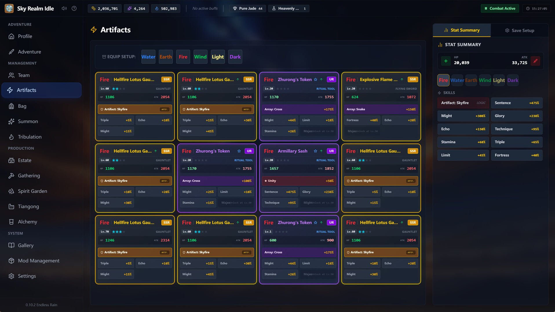 Sky Realm Idle screenshot screenshot 3