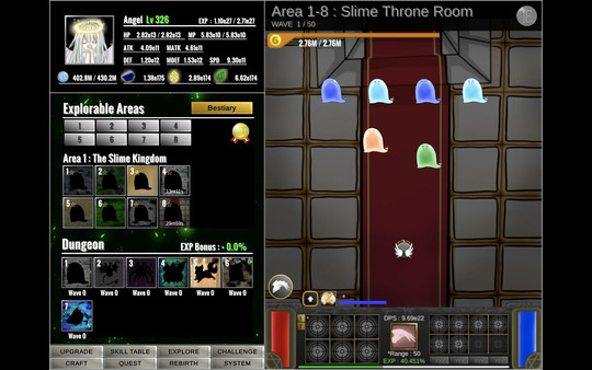 Screenshot z Incremental Epic Hero - IEH2 Support Pack