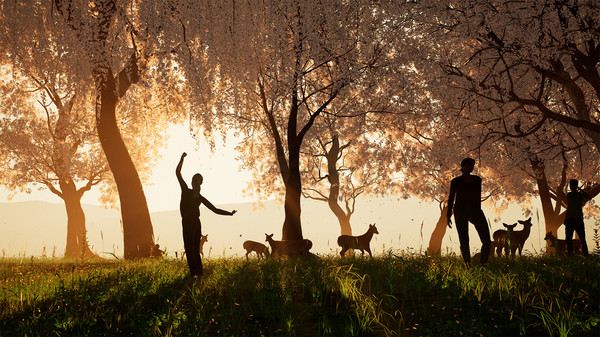 Screenshot z VR Nara Park